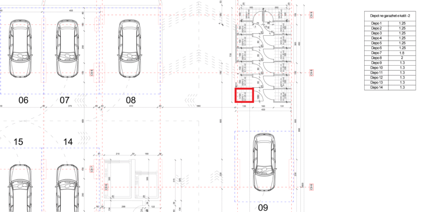 Depo Nr. 1 Blloku i Ri “C4-C12” Hyrja C9 KATI -2