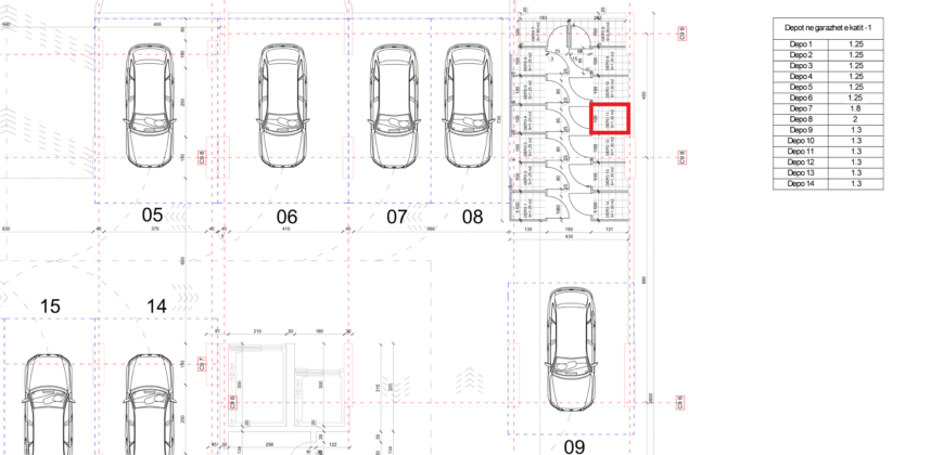Depo Nr. 11 Blloku i Ri “C4-C12” Hyrja C9 KATI -1