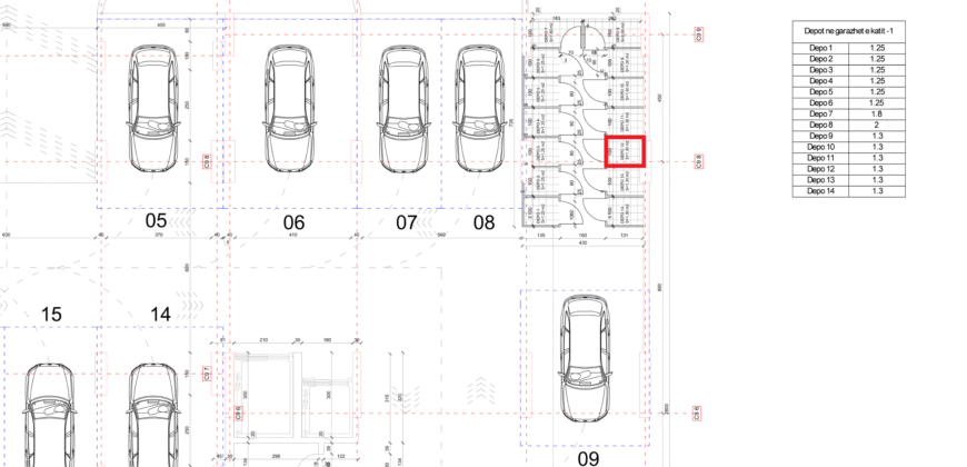 Depo Nr. 12 Blloku i Ri “C4-C12” Hyrja C9 KATI -1