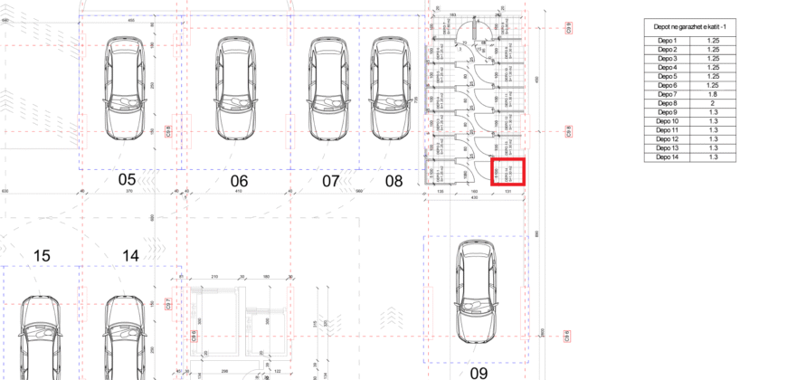 Depo Nr. 14 Blloku i Ri “C4-C12” Hyrja C9 KATI -1