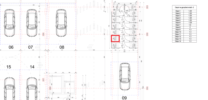 Depo Nr. 2 Blloku i Ri “C4-C12” Hyrja C9 KATI -2