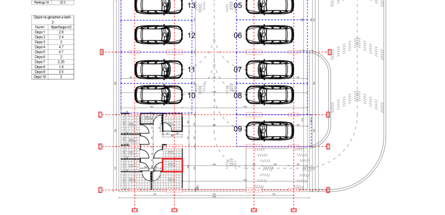 Depo Nr. 3 Blloku i Ri “C4-C12” Hyrja C7 KATI -2