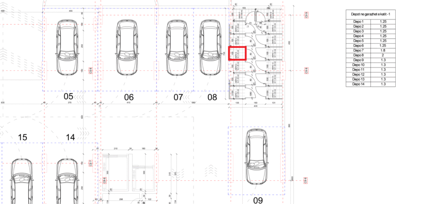 Depo Nr. 4 Blloku i Ri “C4-C12” Hyrja C9 KATI -1