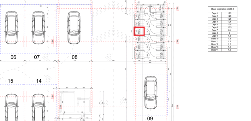 Depo Nr. 4 Blloku i Ri “C4-C12” Hyrja C9 KATI -2