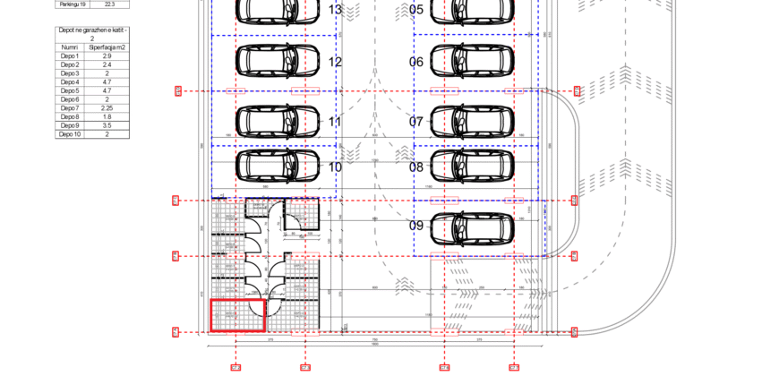 Depo Nr. 5 Blloku i Ri “C4-C12” Hyrja C7 KATI -2