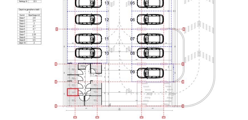 Depo Nr. 6 Blloku i Ri “C4-C12” Hyrja C7 KATI -2