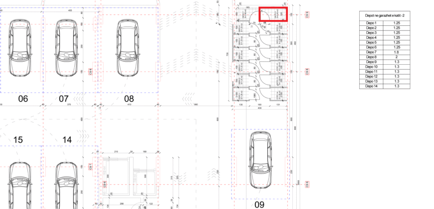 Depo Nr. 8 Blloku i Ri “C4-C12” Hyrja C9 KATI -2