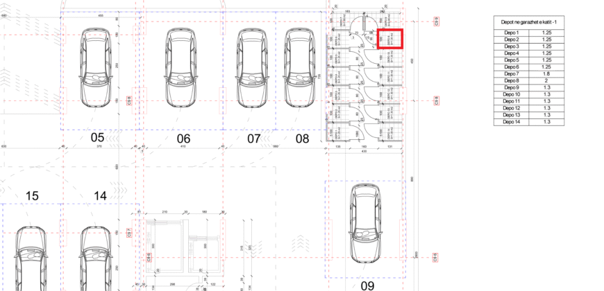 Depo Nr. 9 Blloku i Ri “C4-C12” Hyrja C9 KATI -1