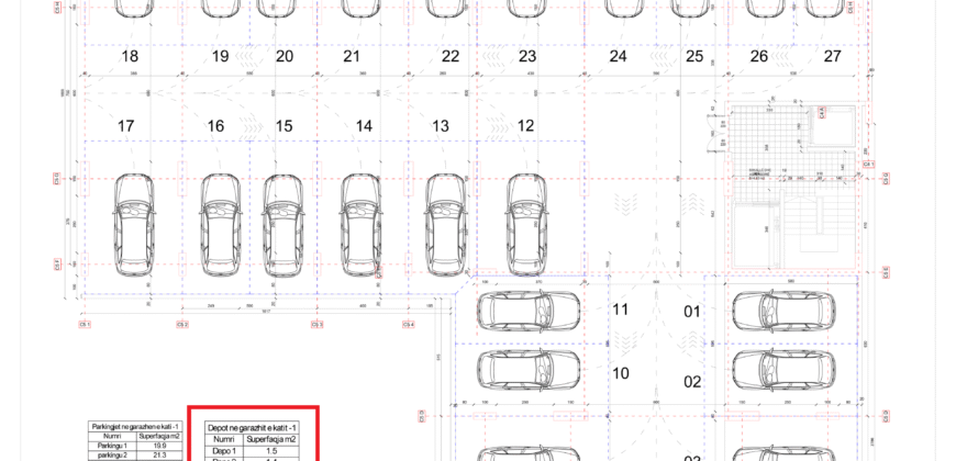 Depo Nr. 3 Blloku i Ri “C4-C12” Hyrja C5 KATI -1