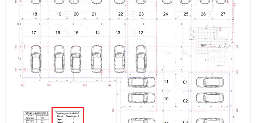 Depo Nr. 4 Blloku i Ri “C4-C12” Hyrja C5 KATI -2