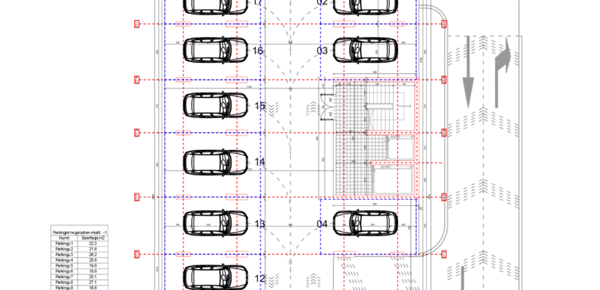 Depo Nr. 1 Blloku i Ri “C4-C12” Hyrja C7 KATI -1