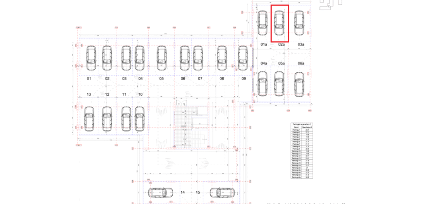 Parkingu Nr. 2a Blloku i Ri “C4-C12” Hyrja C8 KATI -2