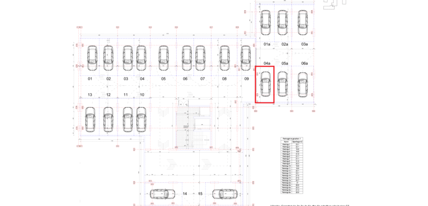 Parkingu Nr. 4a Blloku i Ri “C4-C12” Hyrja C8 KATI -1