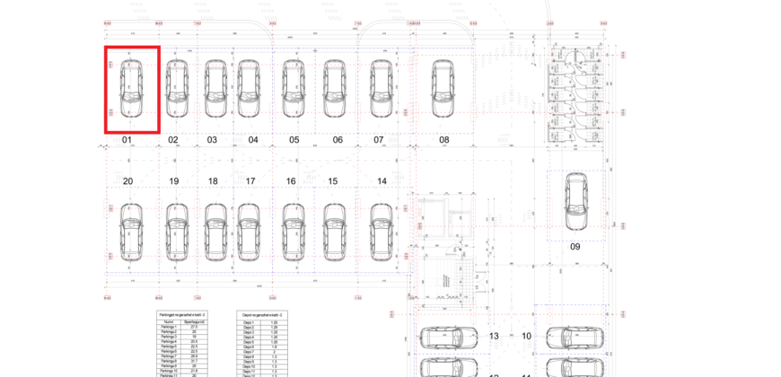 Parkingu Nr. 1 Blloku i Ri “C4-C12” Hyrja C9 KATI -2