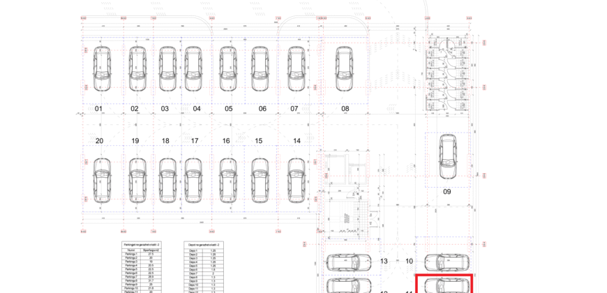 Parkingu Nr. 11 Blloku i Ri “C4-C12” Hyrja C9 KATI -2**REZERVUAR