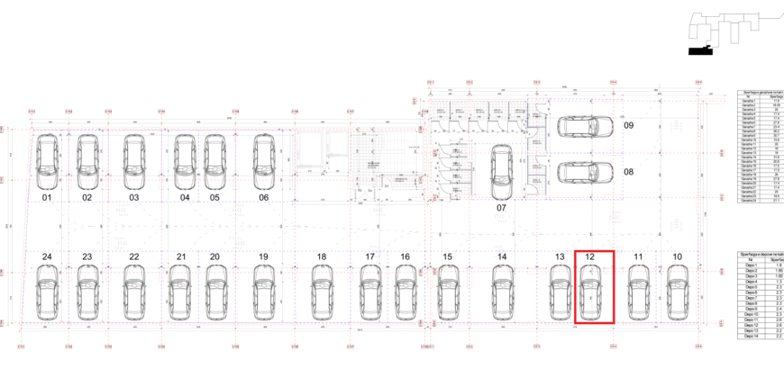 Parkingu Nr. 12 Blloku i Ri “C4-C12” Hyrja C10 KATI -2