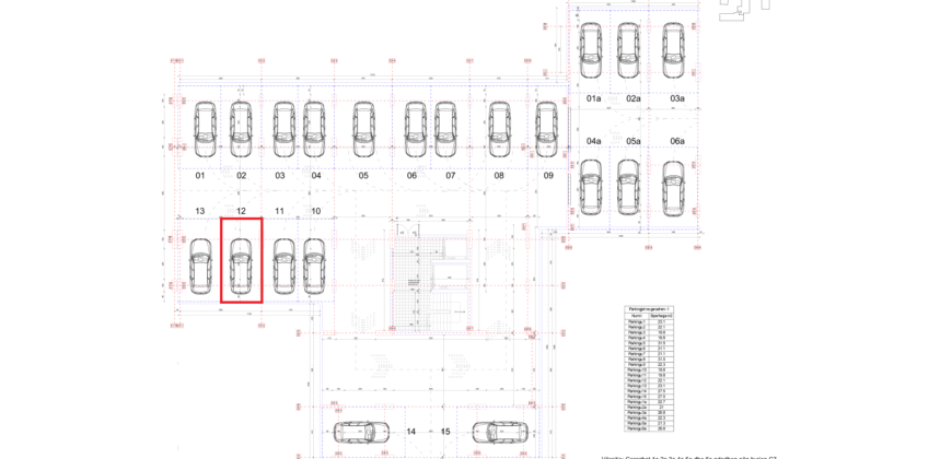 Parkingu Nr. 12 Blloku i Ri “C4-C12” Hyrja C8 KATI -1