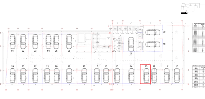Parkingu Nr. 13 Blloku i Ri “C4-C12” Hyrja C10 KATI -1