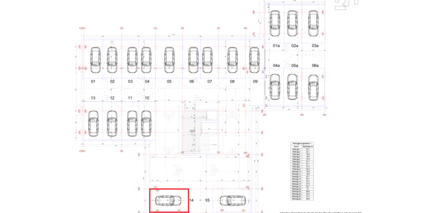 Parkingu Nr. 14 Blloku i Ri “C4-C12” Hyrja C8 KATI -1