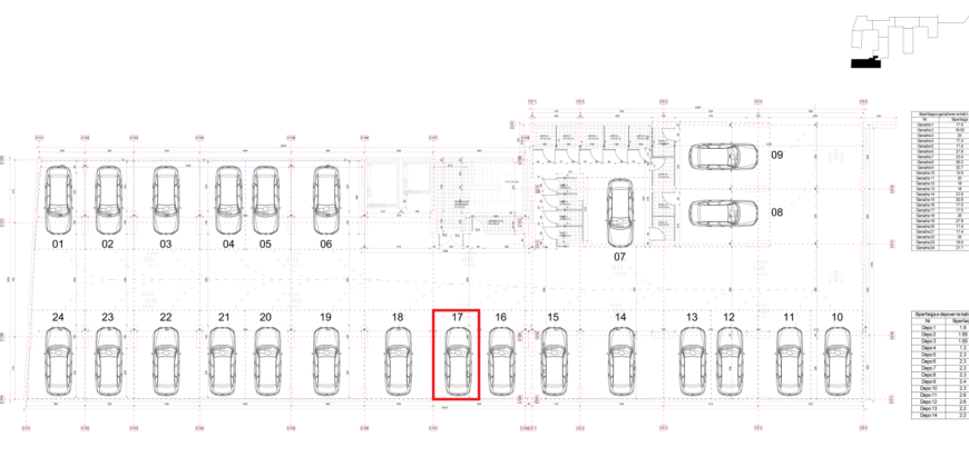 Parkingu Nr. 17 Blloku i Ri “C4-C12” Hyrja C10 KATI -2