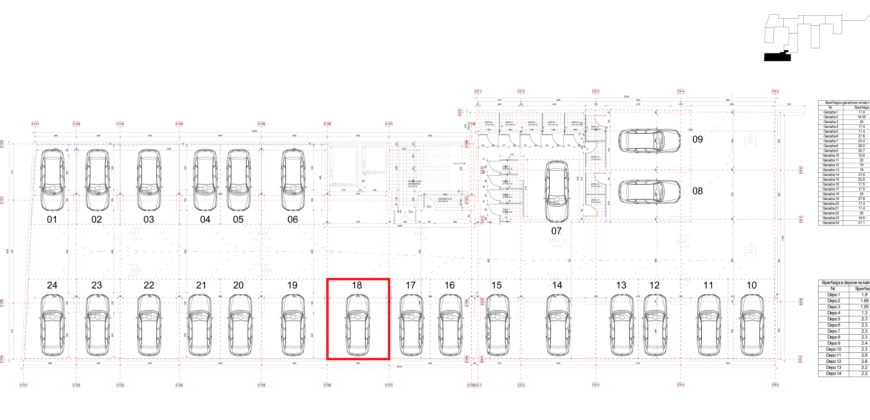 Parkingu Nr. 18 Blloku i Ri “C4-C12” Hyrja C10 KATI -2