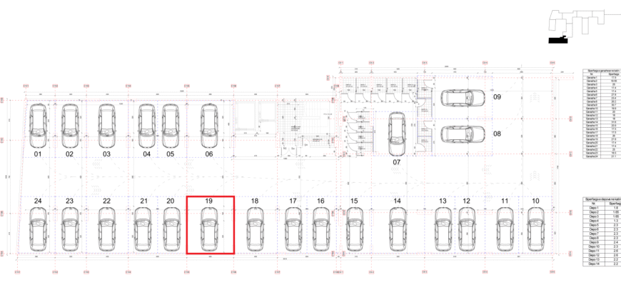Parkingu Nr. 19 Blloku i Ri “C4-C12” Hyrja C10 KATI -1