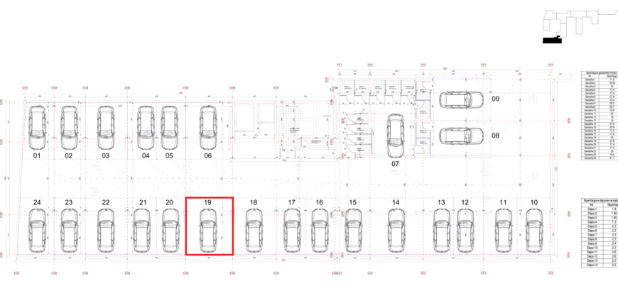 Parkingu Nr. 19 Blloku i Ri “C4-C12” Hyrja C10 KATI -2