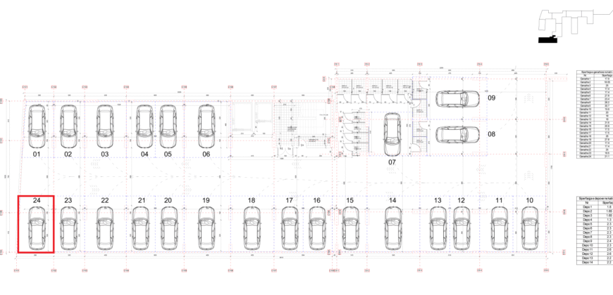 Parkingu Nr. 24 Blloku i Ri “C4-C12” Hyrja C10 KATI -2