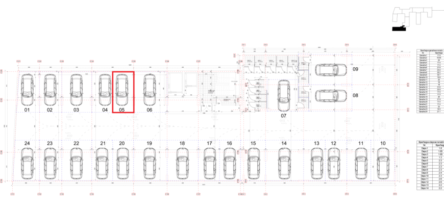Parkingu Nr. 5 Blloku i Ri “C4-C12” Hyrja C10 KATI -1