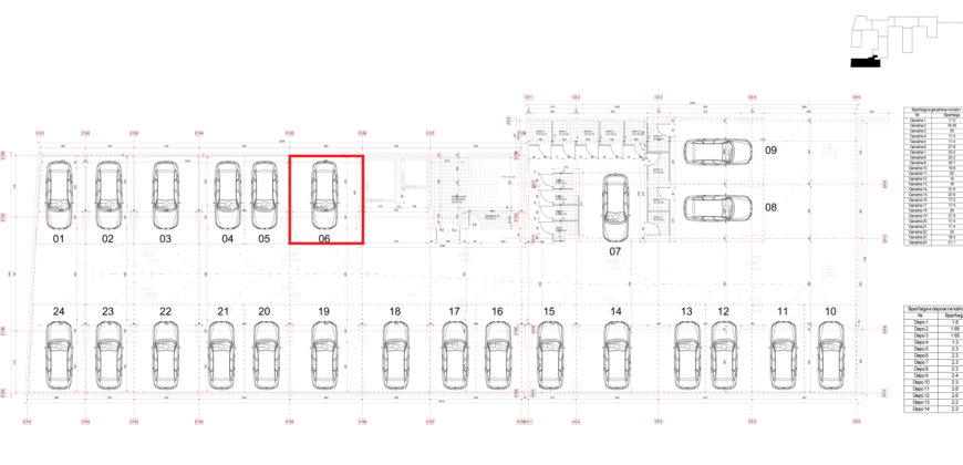 Parkingu Nr. 6 Blloku i Ri “C4-C12” Hyrja C10 KATI -1
