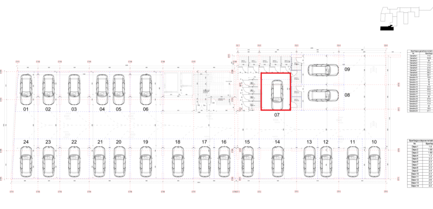 Parkingu Nr. 7 Blloku i Ri “C4-C12” Hyrja C10 KATI -2