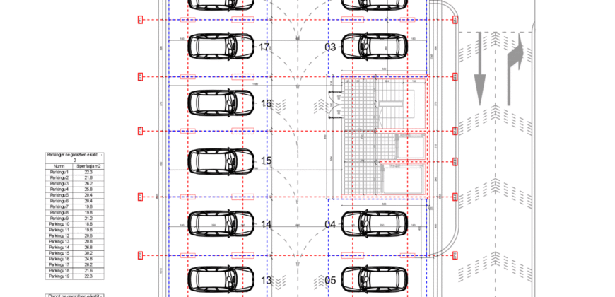 Parkingu Nr. 7 Blloku i Ri “C4-C12” Hyrja C7 KATI -2