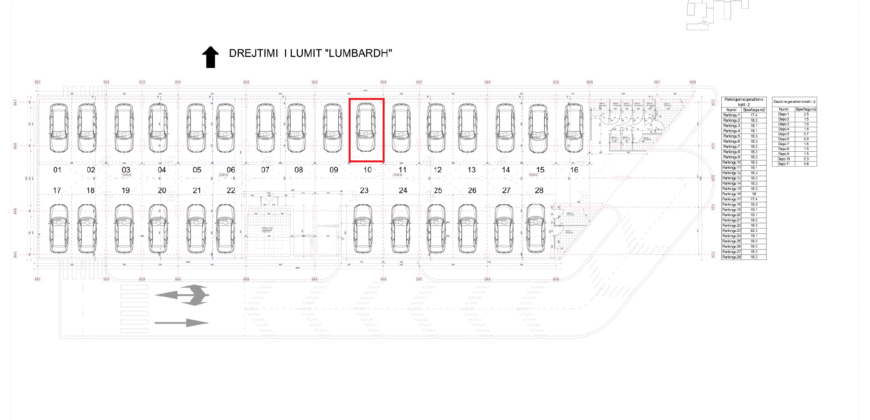 Parkingu Nr. 10 Blloku i Ri “C4-C12” Hyrja C4 KATI -2
