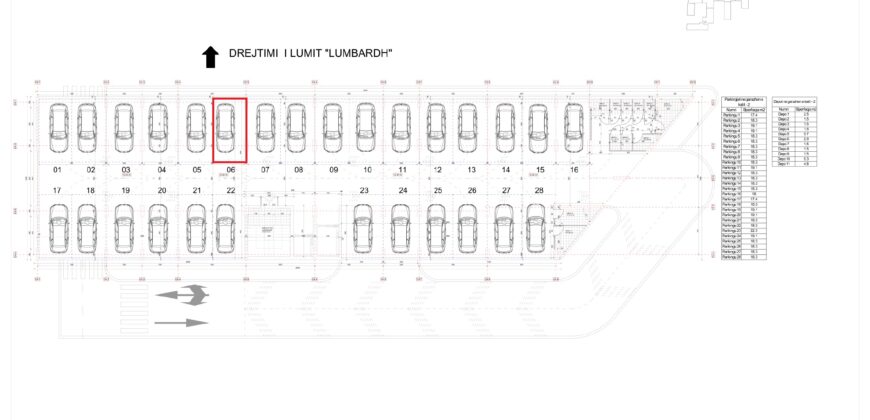 Parkingu Nr. 6 Blloku i Ri “C4-C12” Hyrja C4 KATI -2