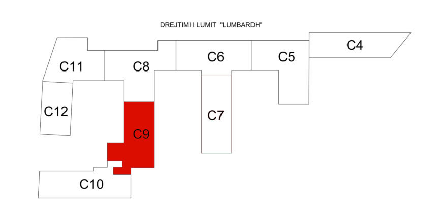 Depo Nr. 4 Blloku i Ri “C4-C12” Hyrja C9 KATI -1