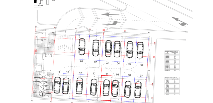 Parkingu Nr. 10 Blloku i Ri “C4-C12” Hyrja C12 KATI -2