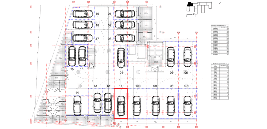 Parkingu Nr. 11 Blloku i Ri “C4-C12” Hyrja C11 KATI -1