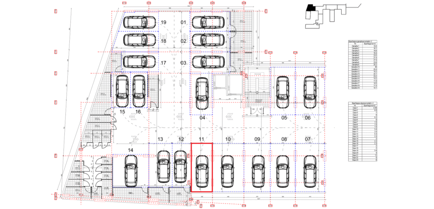 Parkingu Nr. 11 Blloku i Ri “C4-C12” Hyrja C11 KATI -2