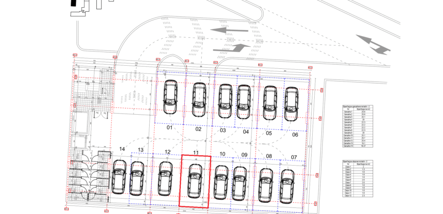 Parkingu Nr. 11 Blloku i Ri “C4-C12” Hyrja C12 KATI -2