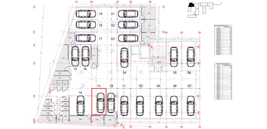 Parkingu Nr. 13 Blloku i Ri “C4-C12” Hyrja C11 KATI -2