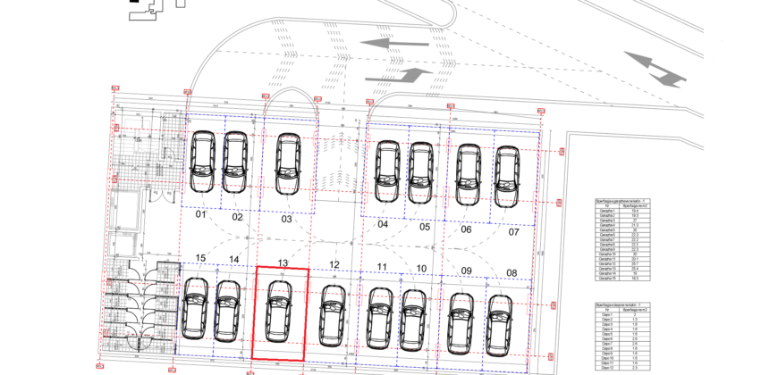 Parkingu Nr. 13 Blloku i Ri “C4-C12” Hyrja C12 KATI -1