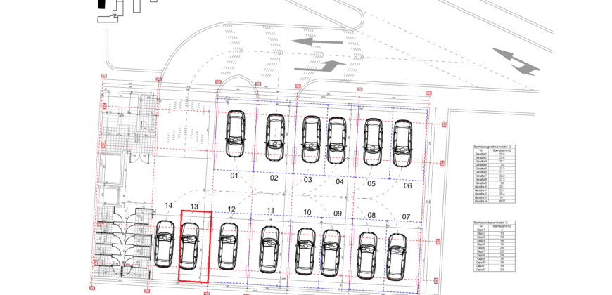 Parkingu Nr. 13 Blloku i Ri “C4-C12” Hyrja C12 KATI -2