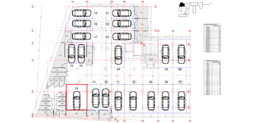 Parkingu Nr. 14 Blloku i Ri “C4-C12” Hyrja C11 KATI -2