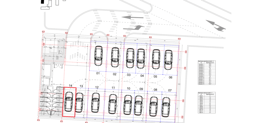 Parkingu Nr. 14 Blloku i Ri “C4-C12” Hyrja C12 KATI -2
