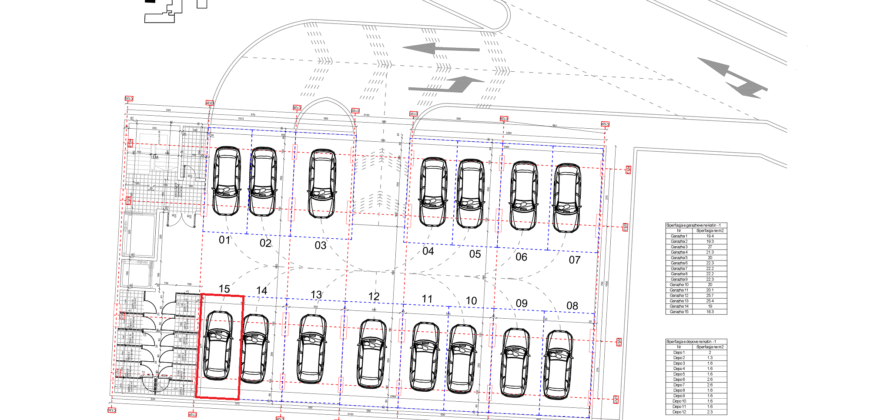 Parkingu Nr. 15 Blloku i Ri “C4-C12” Hyrja C12 KATI -1
