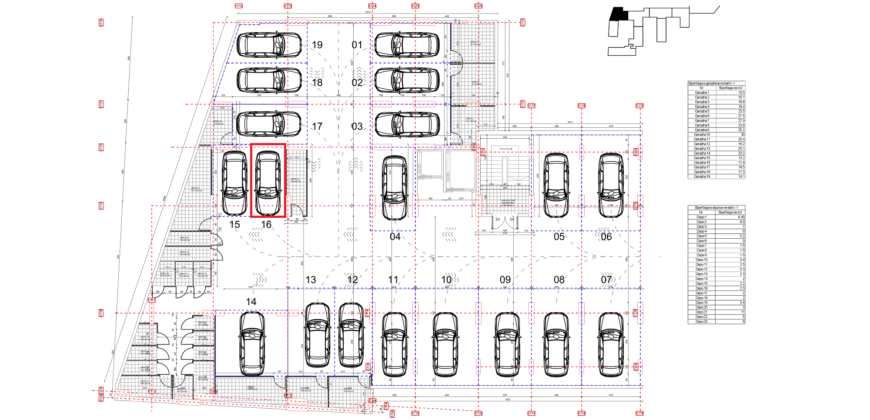Parkingu Nr. 16 Blloku i Ri “C4-C12” Hyrja C11 KATI -1