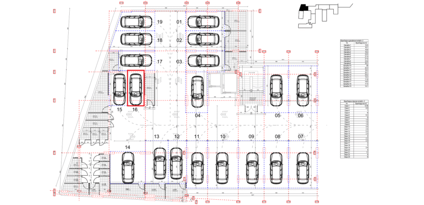 Parkingu Nr. 16 Blloku i Ri “C4-C12” Hyrja C11 KATI -2
