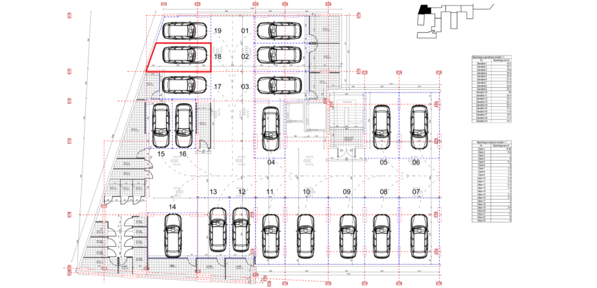 Parkingu Nr. 19 Blloku i Ri “C4-C12” Hyrja C11 KATI -1
