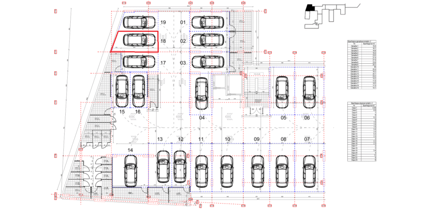 Parkingu Nr. 18 Blloku i Ri “C4-C12” Hyrja C11 KATI -2
