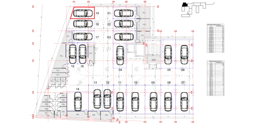 Parkingu Nr. 19 Blloku i Ri “C4-C12” Hyrja C11 KATI -2